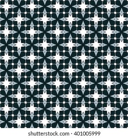 Seamless pattern illustration in traditional style - like Portuguese tiles
