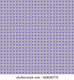 Seamless pattern illustration in traditional style tile
