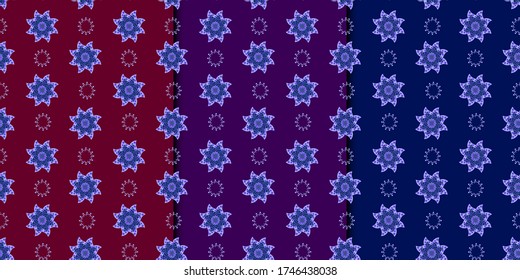 Nahtlose Muster mit Blumenbildern , Tapeten-Textilgewebe-Designer
