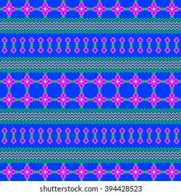 Seamless pattern with the image of ethnic ornaments. vector image. For web design, presentations, textile and light industry