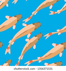seamless pattern, image of fish