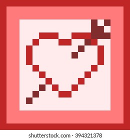 Seamless pattern with the image of hearts. vector image. For web design, presentations, textile and light industry