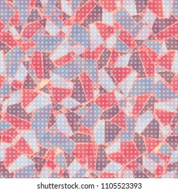 Seamless pattern imitating a cut stone. A fashionable texture covered with a grid of small squares.