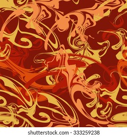 Seamless pattern imitating the spilled oil. Vector illustration