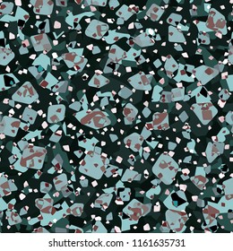 Seamless pattern imitating a stone slice. Very colorful version of the texture.