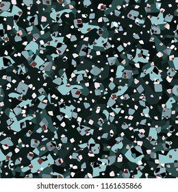 Seamless pattern imitating a stone slice. Marble or granite texture. Numerous granular 

inclusions are present.