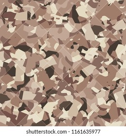 Seamless pattern imitating a stone slice. Marble or granite texture. The picture is 

divided into rhombuses of different shades.