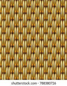 Seamless Pattern Imitation Gold Grid Metallic