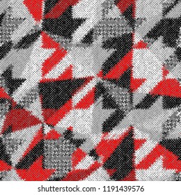 Seamless pattern. Imitation of a texture of rough canvas. Vector image.