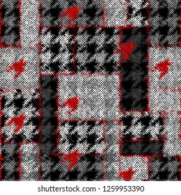 Seamless pattern. Imitation of a texture of rough canvas. Vector image.