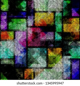 Seamless pattern. Imitation of a texture of rough canvas. Vector image.