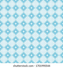 Seamless pattern. Inca crosses, circles ornament. Ethnic embroidery background. Tribal wallpaper. Ethnical folk image. Tribe motif. Ancient mosaic. Digital paper for web design, textile print. Vector