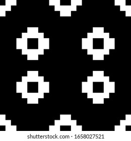  Patrón sin problemas. El Inca cruza el ornamento. Motivo de la tribu. Antiguo mosaico. Imagen del folk étnico. Fondo étnico de bordado. Papel tapiz tribal. Papel digital para diseño web, impresión textil. Obra vectorial.