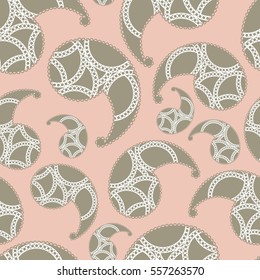 Seamless pattern: Indian cucumber with a modern twist