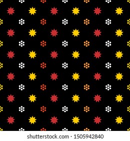 Seamless pattern of indonesian batik motif. Traditional style