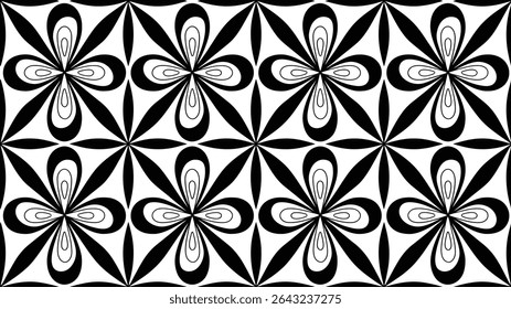 Modelo inconsútil con las hojas abstractas del doodle de la tinta, fondo Abstractas minimalista creativo del arte, Ilustración vectorial	