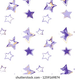 Seamless pattern ink line modern style. Vector grange print