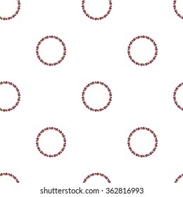 seamless pattern with an inscription tea