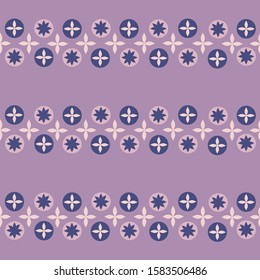 Seamless pattern inspired by henna painting patterns.Henna patterns consisting of leaves,dotted lines, circles, squares for making fabric patterns, backgrounds, wallpapers,illustration.