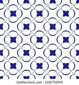 seamless pattern inspired by iron window
