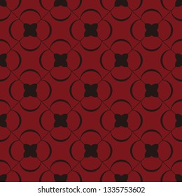 seamless pattern inspired by iron window