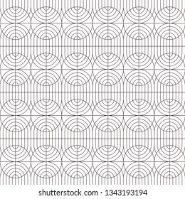 seamless pattern inspired by iron window in Taiwan