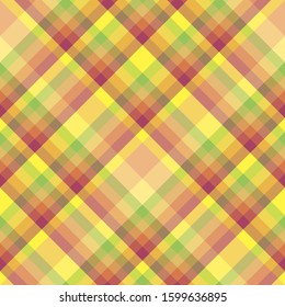 Seamless pattern in interesting festive colors for plaid, fabric, textile, clothes, tablecloth and other things. Vector image. 2