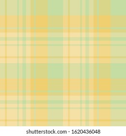 Seamless pattern in interesting great yellow and light green colors for plaid, fabric, textile, clothes, tablecloth and other things. Vector image. 
