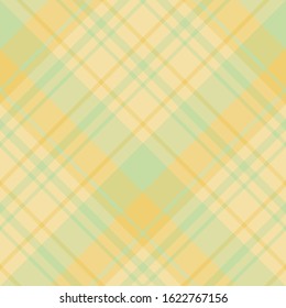 Seamless pattern in interesting great yellow and light green colors for plaid, fabric, textile, clothes, tablecloth and other things. Vector image. 2