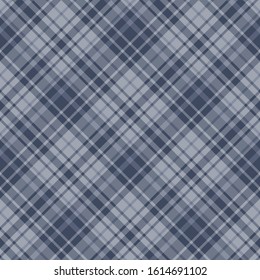 Seamless pattern in interesting grey-blue colors for plaid, fabric, textile, clothes, tablecloth and other things. Vector image. 2