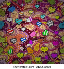 Seamless pattern interesting super cute abstract and nice picture.
