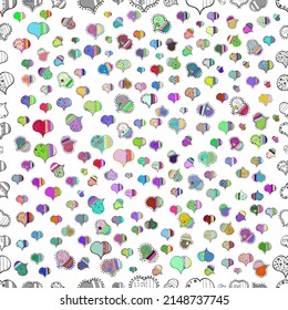 Seamless pattern interesting super cute abstract and nice picture. Vector.