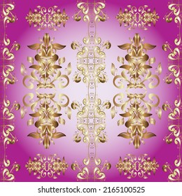 Seamless pattern interesting super cute abstract and nice picture. Vector illustration. Vintage. Flowers.