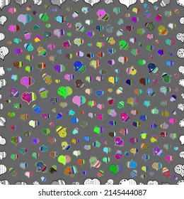 Seamless pattern interesting super nice abstract and cute picture. Vector.
