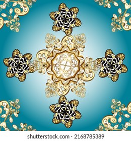 Seamless pattern interesting super nice abstract and cute picture. Vector illustration. Vintage. Flowers.