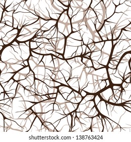 seamless pattern, interlacing of branches