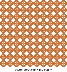 Seamless Pattern - Interleaved / interwoven bands in a rhombus pattern on white background.