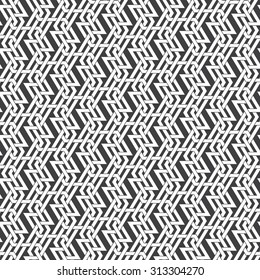 Seamless pattern of intersecting braided strips. Abstract Celtic ornament texture. Fashion geometric background for web or printing design. Swatches are attached.