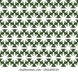 Seamless pattern of intersecting lines in the middle surrounded by pointed triangles. Geometric abstract backgrounds are suitable for tile motifs. This pattern is edited and customized