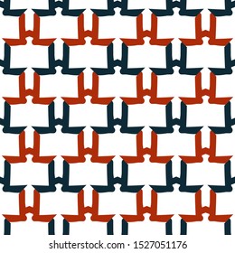 Seamless pattern with intersecting rectangular elements.