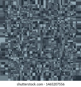 Seamless pattern. Intersecting rounded five-pointed stars and squares. Camouflage. Marble colors.