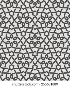 Seamless pattern with intersecting stripes. Abstract pattern in Arabic style.