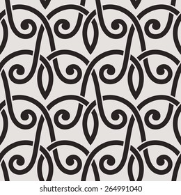 Seamless pattern with intersecting stripes. Abstract pattern in Arabic style.