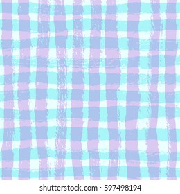 Seamless pattern with intersecting stripes. Abstract netty geometric ornament. Vector background for textures, textile, wallpapers, wrapping, cloth. Bright watercolor transparent strips