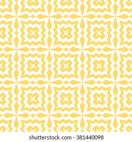 Seamless pattern with intersecting stripes on background. Abstract lattice in Arabic style with stars and polygons.