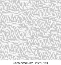 Seamless pattern with interweaving lines. Repeating modern stylish geometric background. Simple abstract monochrome vector texture.