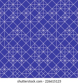 seamless pattern with interweaving of thin lines. Simple abstract ornamental illustration