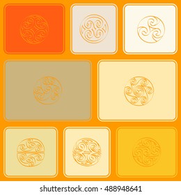 Seamless pattern with irish geometric ornament for your design