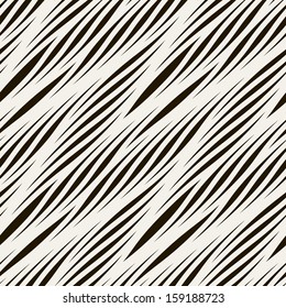 Seamless pattern. Irregular abstract striped texture with a diagonal direction