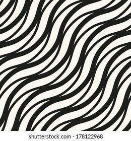 Seamless pattern. Irregular abstract striped texture with diagonal direction